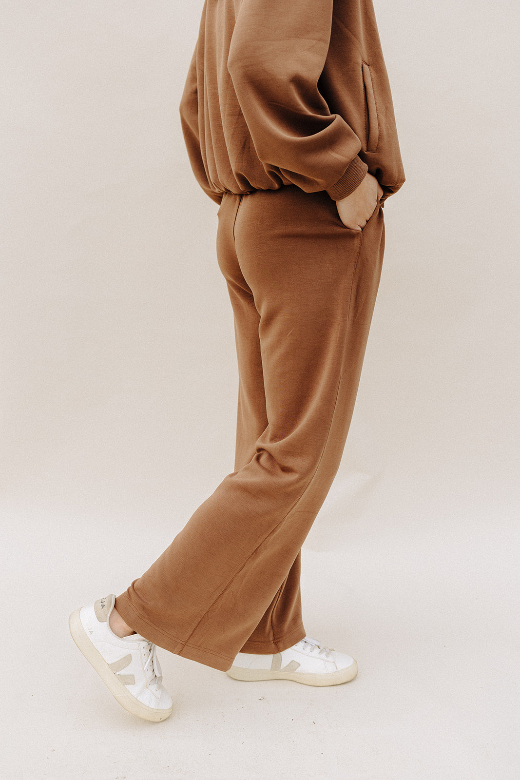 Brown Soft Laya Pants