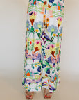 Ivory Floral Veronica Pants