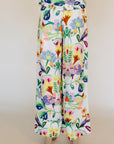 Ivory Floral Veronica Pants