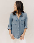 Grecian Blue Riley Shirt