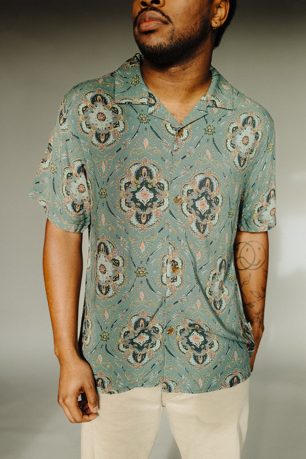 Vintage Green Arlo SS Shirt