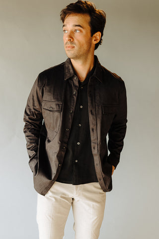 Dk Grey Country Road Shirt Jacket