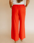 Watermelon Ryan Front Pleat Wide Pants