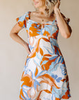 Cream Bask In Capri Mini Dress