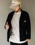 Black Canvas Chore Shirt