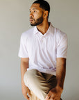 Lilac Summer Vines SS Movement Pique Polo
