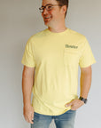 Chartreuse Cotton Pocket T-Shirt