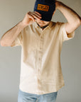 Sand Classic Linen Button Up