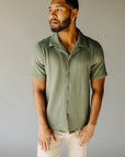 Fatigue Green Resort Riviera Button Up
