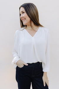 Ecru Genevieve Blouse