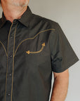 Antique Black Broncbuster Snapshirt