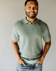 Juniper Waffle Stitch Polo