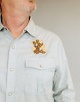 Prickly Pears Gaucho Snapshirt