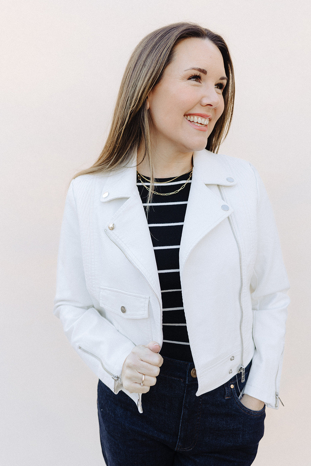 White Kelsie Jacket