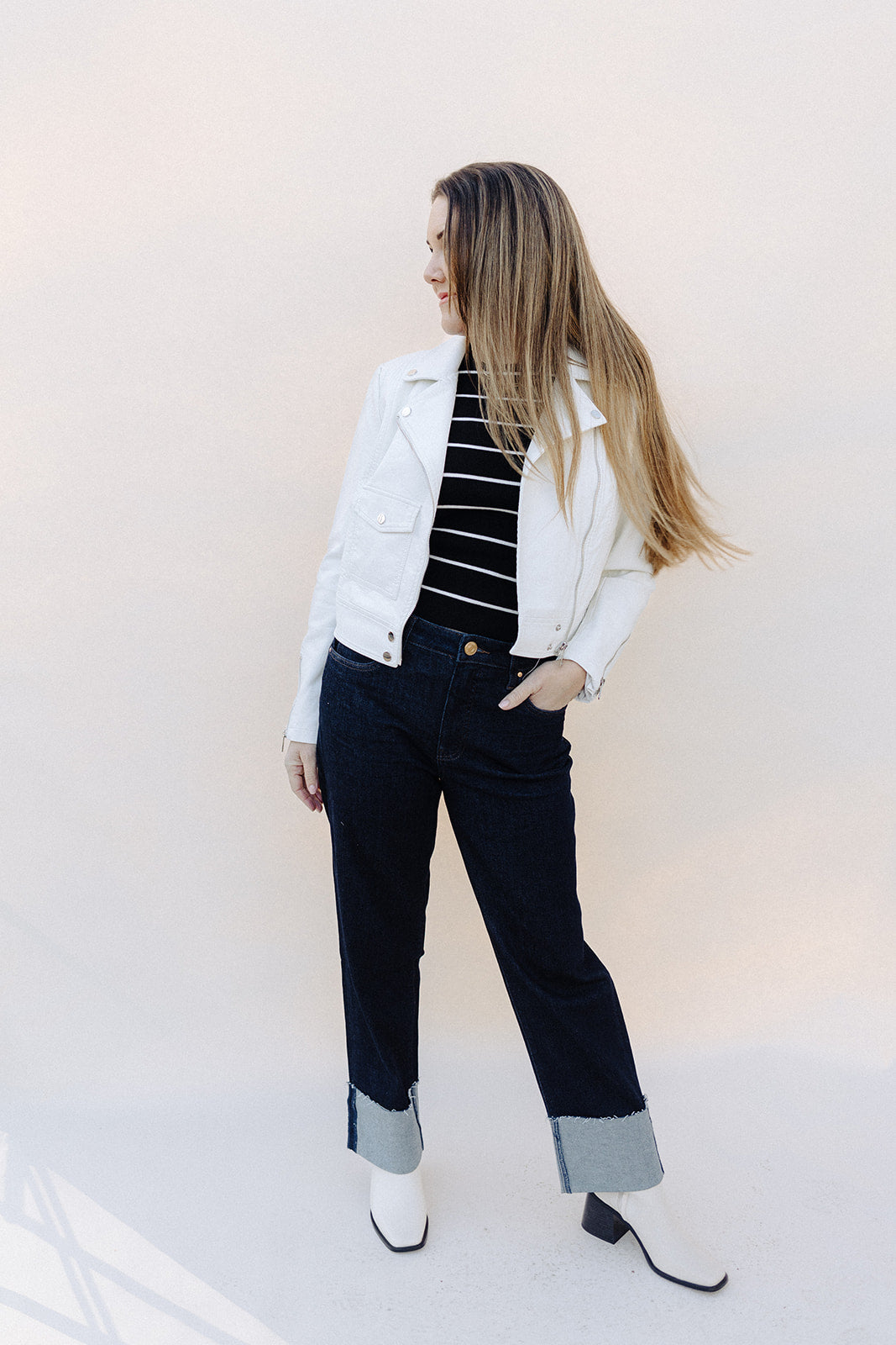 White Kelsie Jacket