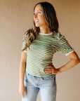 Green Stripe Tiffany Top