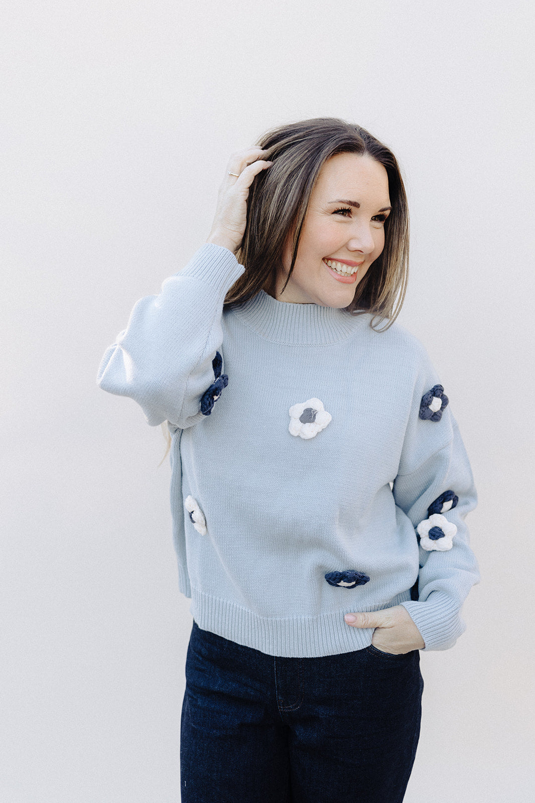 Baby Blue Mariella Sweater