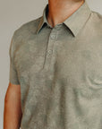 Sage Grey Short Sleeve Polo
