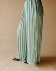 Mint Satin Kara Jumpsuit