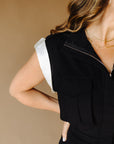 Black Zoe Romper
