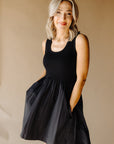 Black Leah Mini Dress