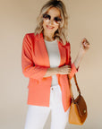 Coral Sunset Rosa Blazer