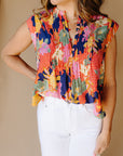 Red Bryson Blouse