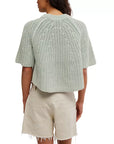 Cameo Green Amy Sweater Tee
