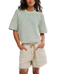 Cameo Green Amy Sweater Tee