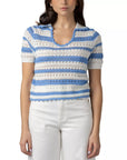 Blue Sandy Toes Combo Top