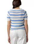 Blue Sandy Toes Combo Top