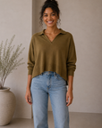 Olive Bath Sweater