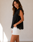 Black Lacie Blouse