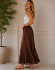 Chocolate Waiverly Skirt