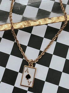 Ace Of Spades Necklace