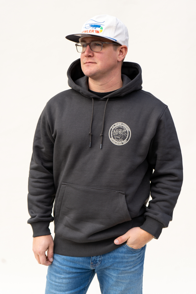 Faded Black /Moose Prospector Graphic Hoodie