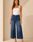 Resolution Meg Patch Pocket High Rise Denim