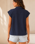 Navy Sailing Top