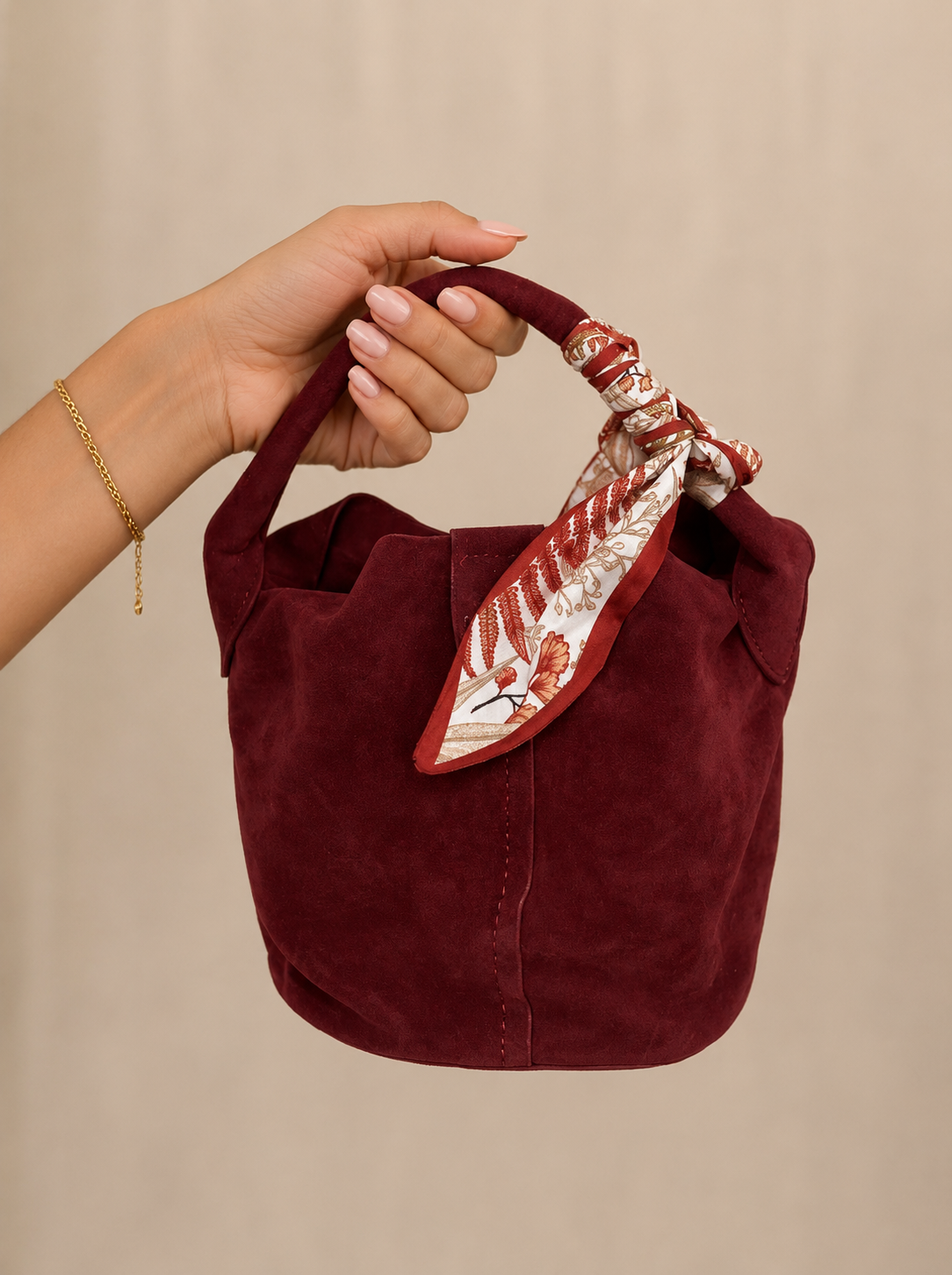 Burgundy Elsa Bag