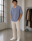 Indigo Jonas Button Down Sweater Polo