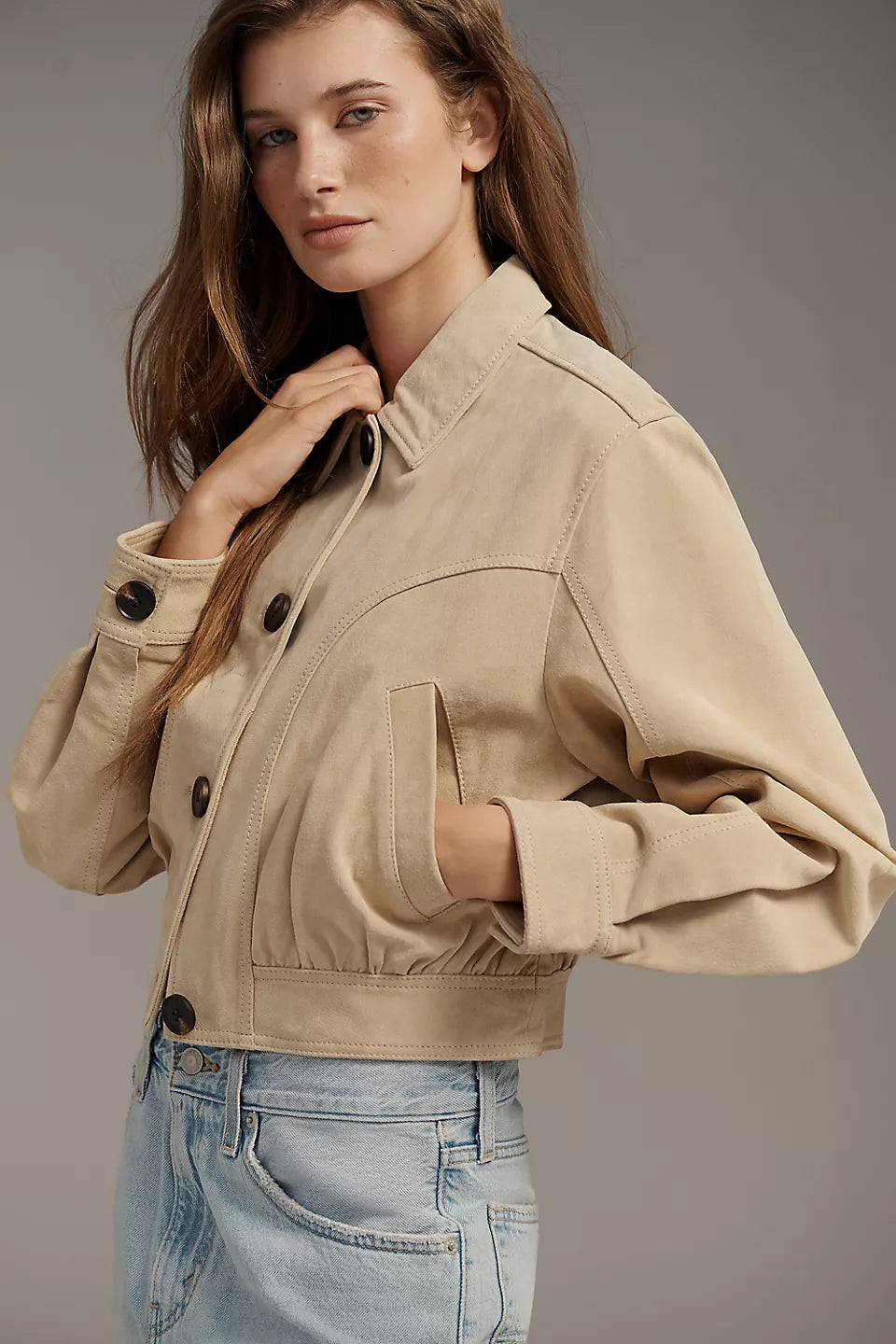 Khaki Morning Latte Jacket