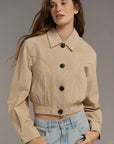 Khaki Morning Latte Jacket