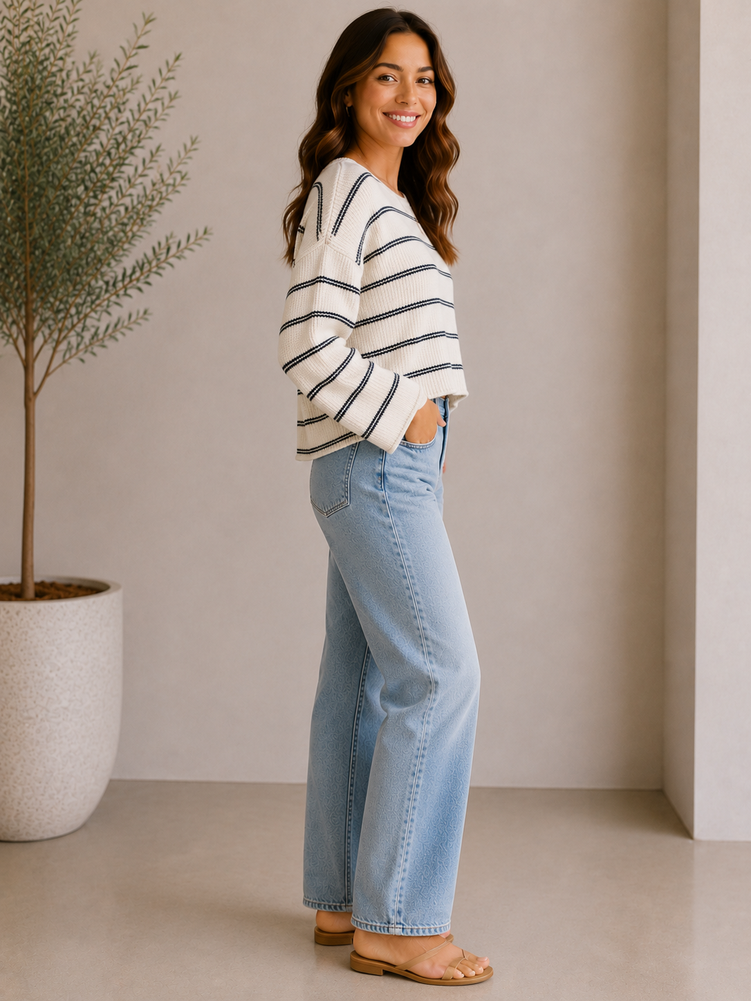 Stone &amp; Blue Azari Top