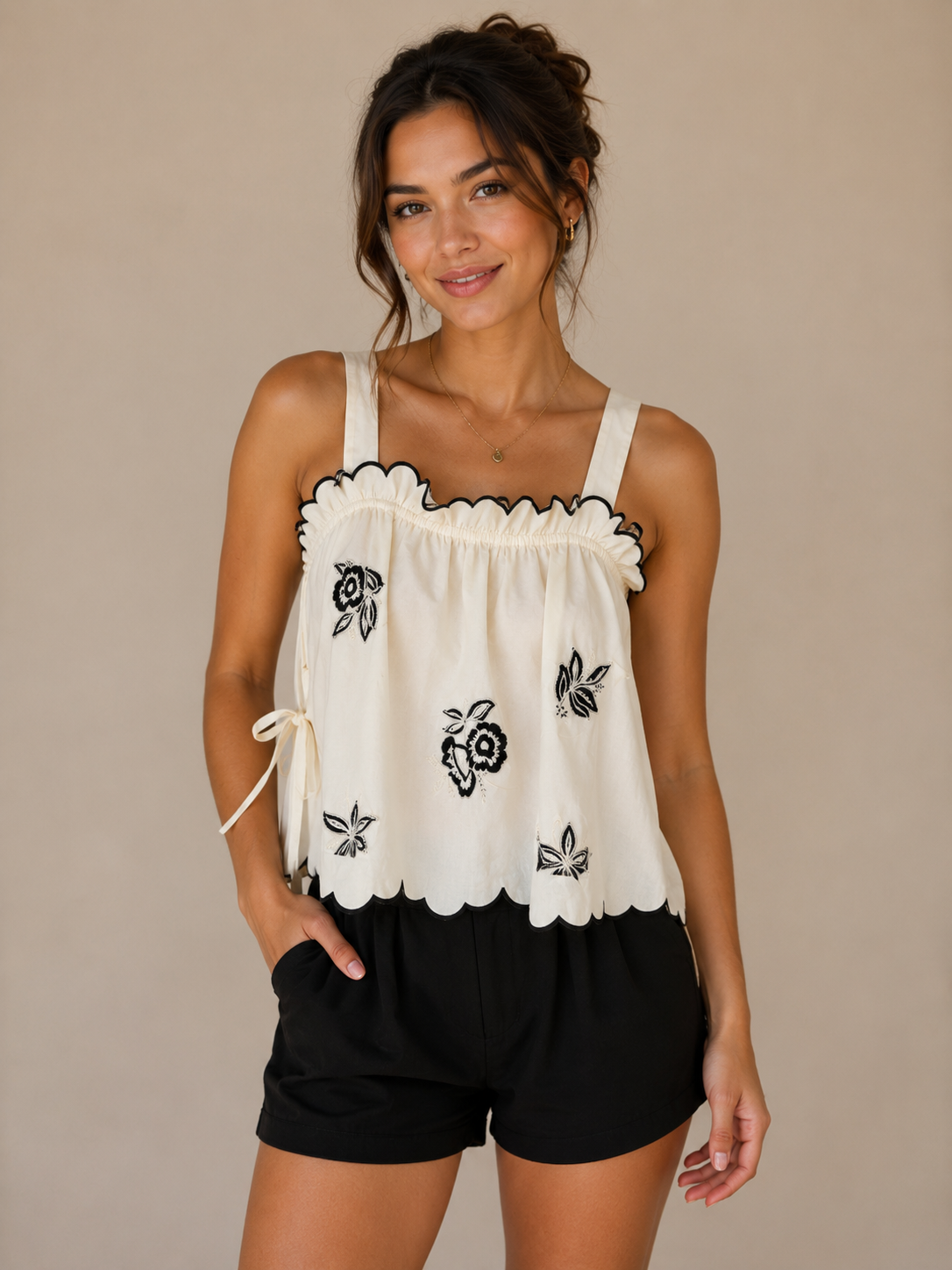 Cream Analia Top