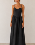 Black Marguerite Dress