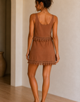 Dark Brown Tula Mini Dress