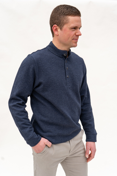 Navy  Pacifica Stretch Twill Pullover