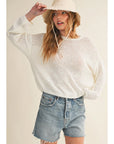 White Camille Sweater