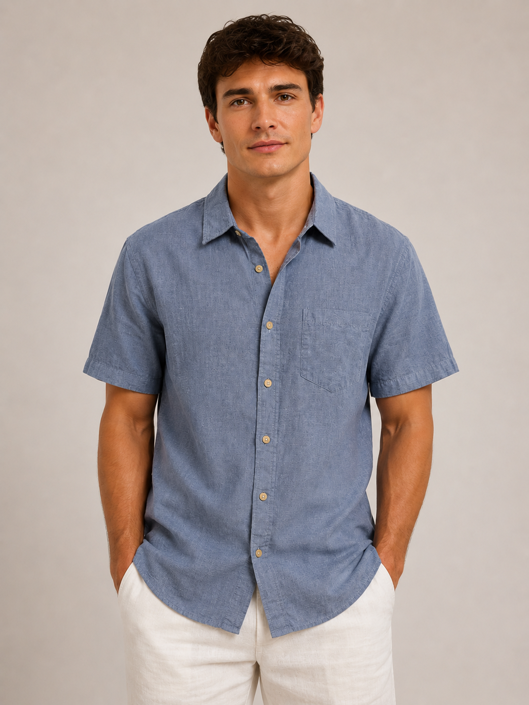 Chambray Better Than Linen Shirt