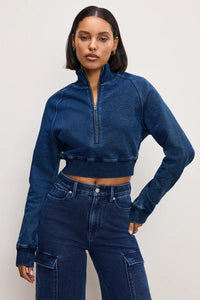 Indigo Jeanius Half Zip Pullover